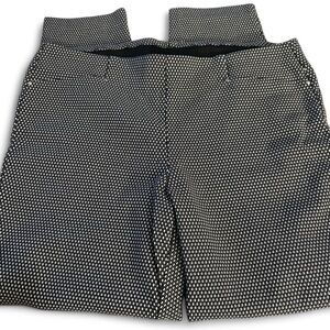 Stylish Black and White Patterned Shorts